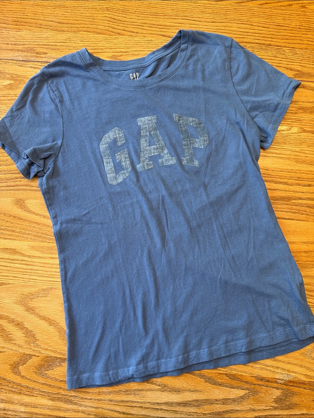 GAP Blue Short Sleeve Logo Tee